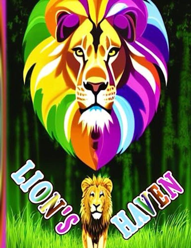 LION'S HAVEN: An Enchanting Coloring Journey