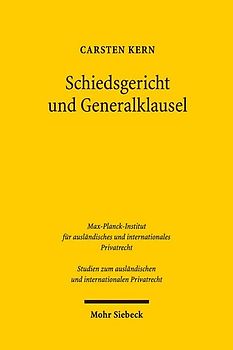 Schiedsgericht und Generalklausel
