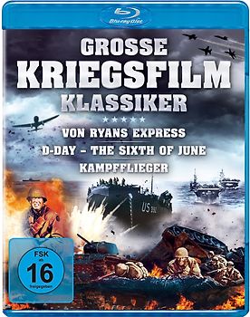 Große Kriegsfilm-Klassiker - Von Ryans Express / D-Day - The Sixth of June / Kampfflieger [3 Discs] Blu-ray Disc