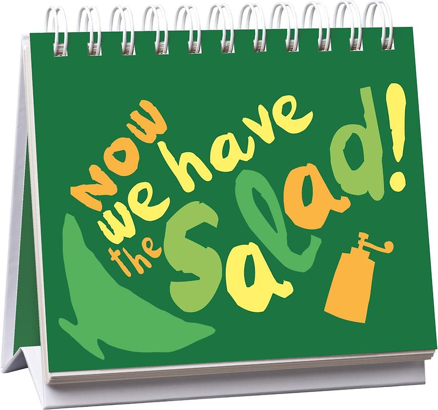 Now we have the salad!