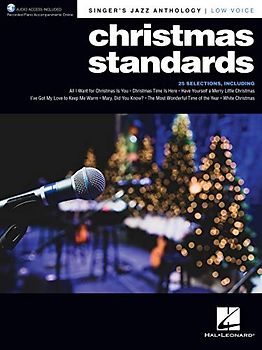 Christmas Standards: Low Voice: Singer's Jazz Anthology - Low Voice with Recorded Piano Accompaniments Online: Singer's Jazz Anthology - Low Voice with Recorded Piano Accompaniments Online