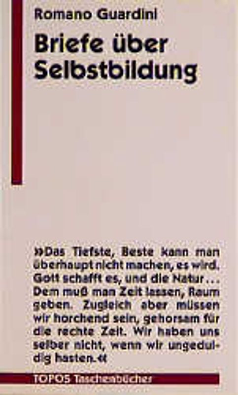 Briefe über Selbstbildung