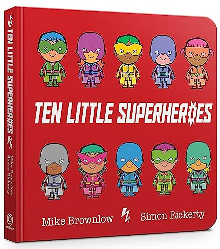 Ten Little Superheroes Board Book