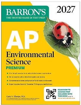 AP Environmental Science Premium, 2027: Prep Book with 5 Practice Tests + Comprehensive Review + Online Practice