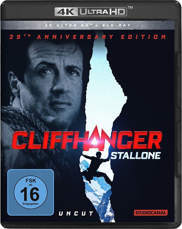 Cliffhanger [inkl. Blu-ray, 25th Anniversary Edition, Uncut] 4K Ultra HD Blu-ray