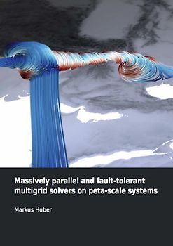 Massively parallel and fault-tolerant multigrid solvers on peta-scale systems