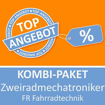 Kombi-Paket Zweiradmechatroniker FR Fahrradtechnik Lernkarten