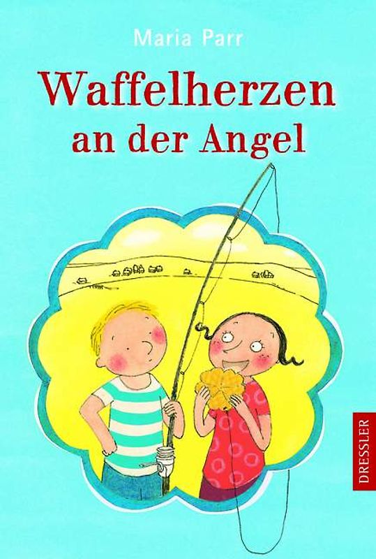 Waffelherzen an der Angel