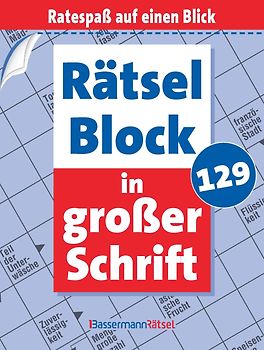 Rätselblock in großer Schrift 129 (5 Exemplare à 2,99 €)