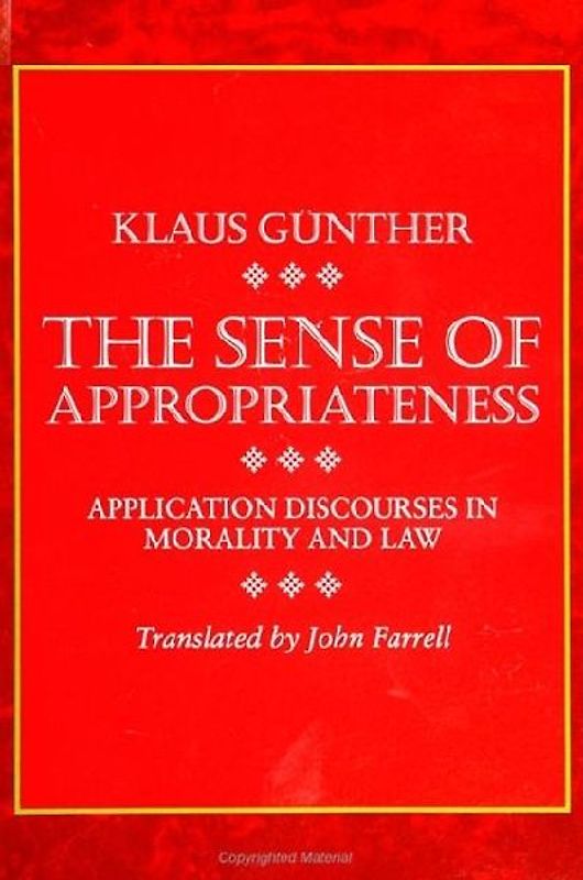 The Sense of Appropriateness