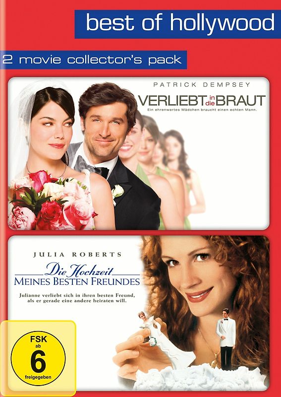 Best Of Hollywood: 2 Movie Coll. 64 Verliebt in die Braut/Die Hochzeit meines besten Freundes DVD