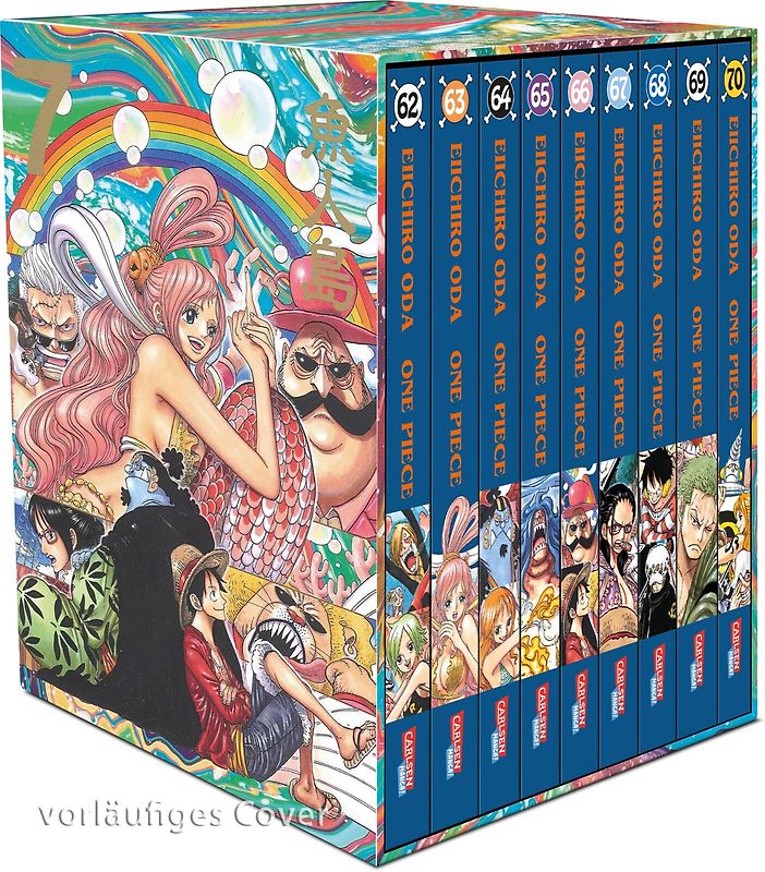 One Piece Sammelschuber 7: Fishman Island (inklusive Band 62-70)