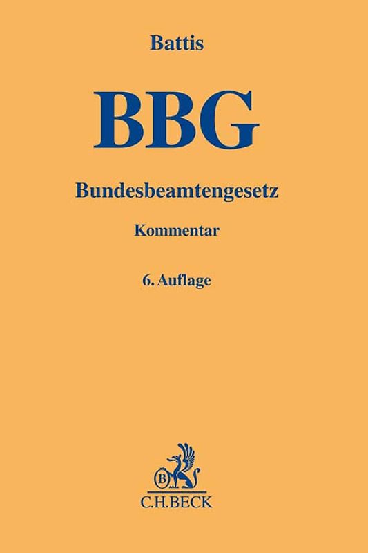 Bundesbeamtengesetz. BBG