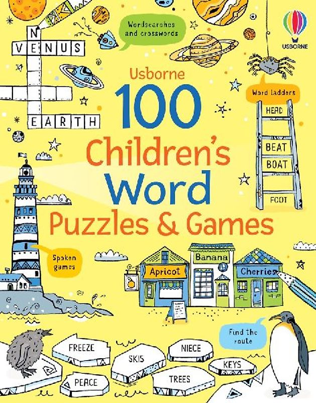 100 Children's Word Puzzles and Games