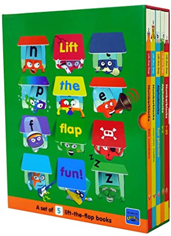 Numberblocks and Alphablocks 5 Book Lift-the-Flap Set
