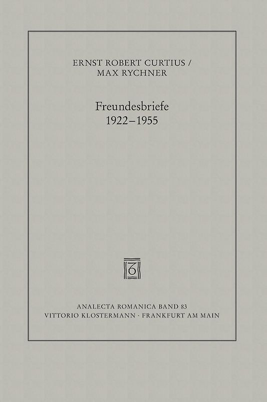 Freundesbriefe 1922-1955