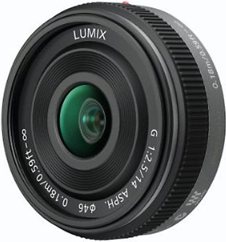 Panasonic Lumix G 14 mm F2.5 46 mm (adapté à Micro Four Thirds) noir
