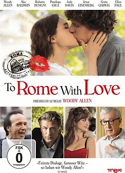 To Rome with Love DVD