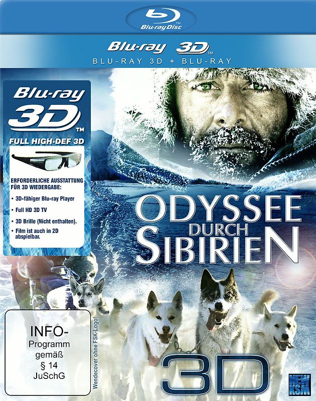 Odyssee durch Sibirien [3D Blu-ray] 3D Blu-ray Disc