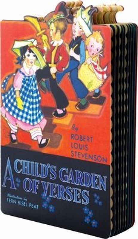 A Child's Garden of Verses - Children's Shape Book - Vintage