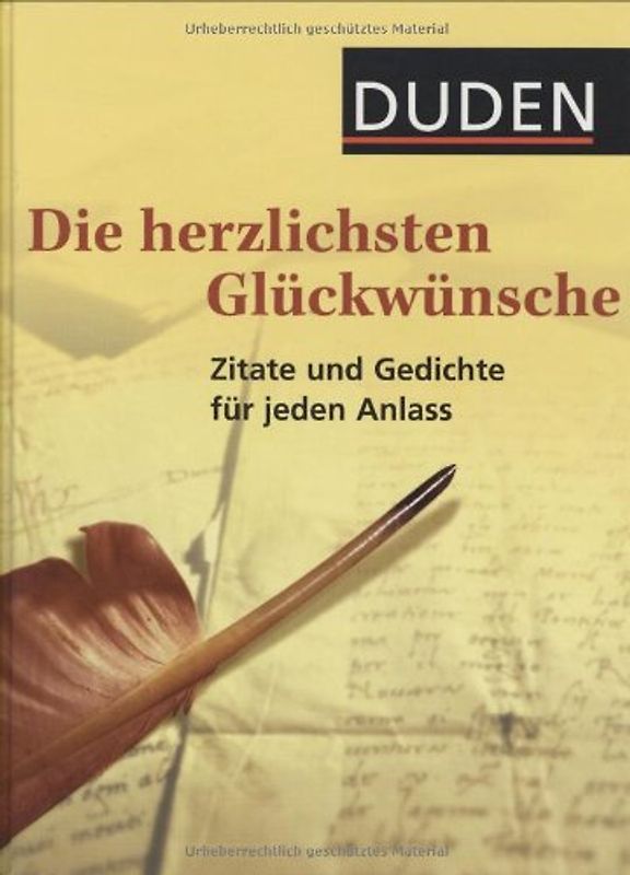 Duden - Die herzlichsten Glückwünsche