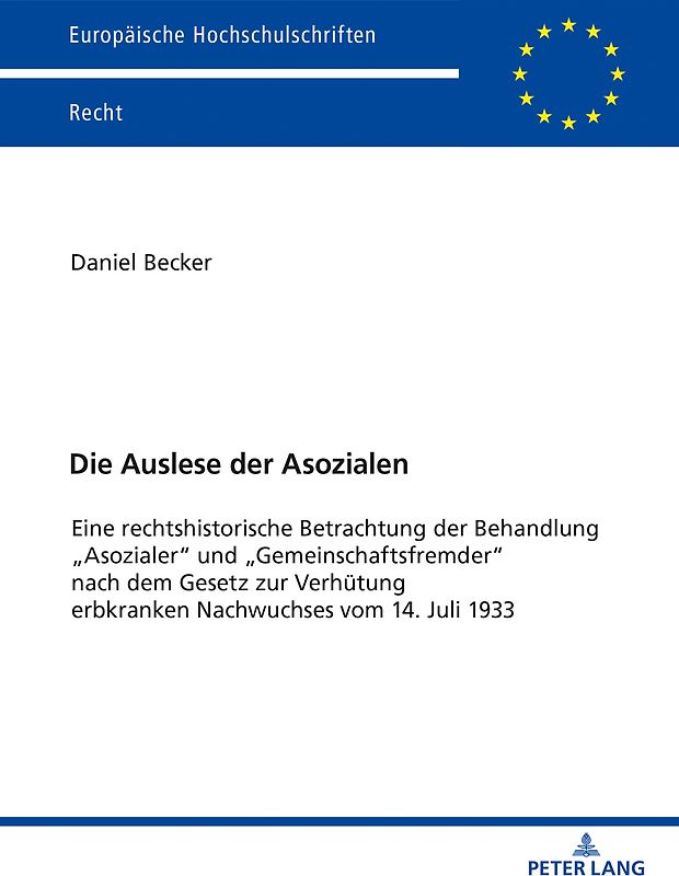 Die Auslese der Asozialen