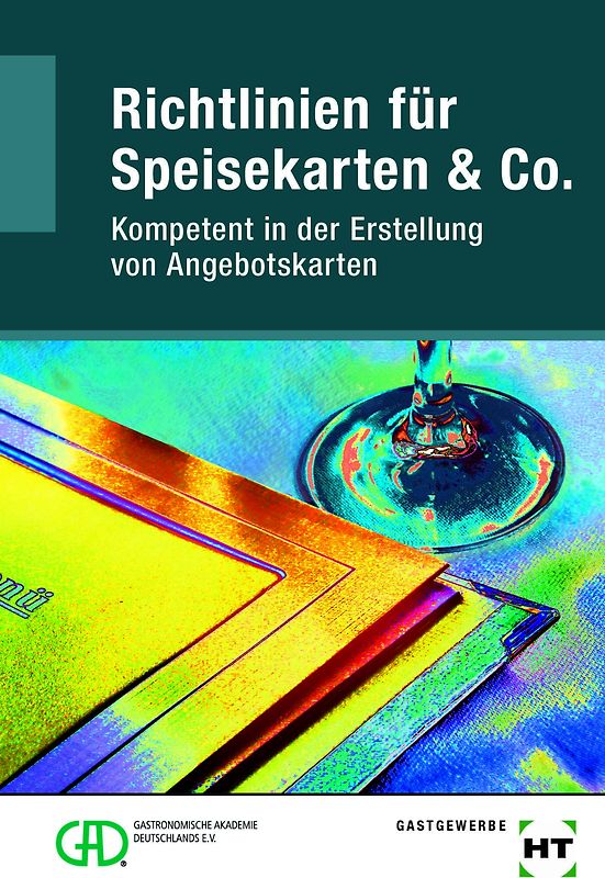 Richtlinien für Speisekarten & Co.