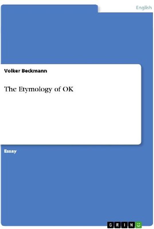 The Etymology of OK