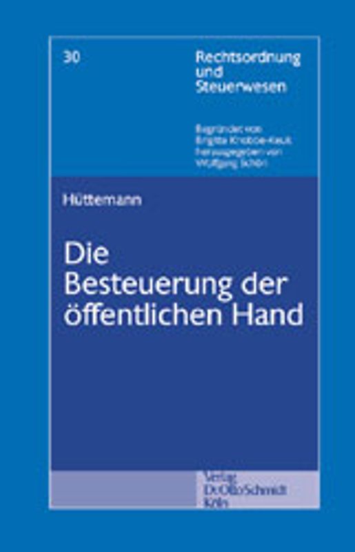 Die Besteuerung der öffentlichen Hand
