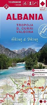 Albania hiking & biking 1:50000