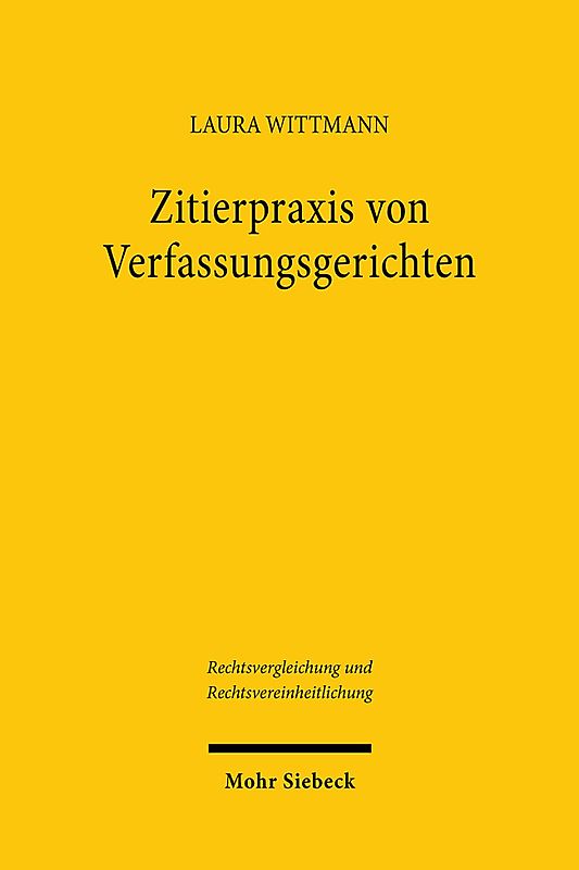 Zitierpraxis von Verfassungsgerichten