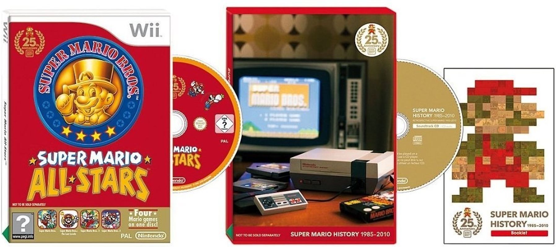 Super Mario All-Stars [25 Jahre Edition, inkl. Super Mario History CD] Nintendo Wii