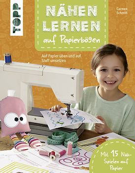 Nähen lernen auf Papierbögen