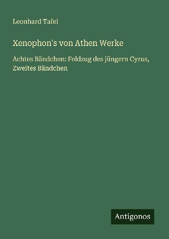 Xenophon's von Athen Werke