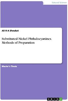 Substituted Nickel Phthalocyanines. Methods of Preparation
