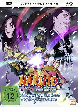 Naruto: The Movie - Geheimmission im Land des ewigen Schnees (Mediabook, + DVD) Blu-ray Disc