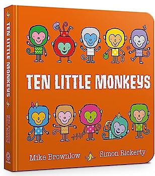 Ten Little Monkeys Board Book