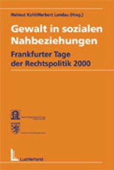 Gewalt in sozialen Nahbeziehungen