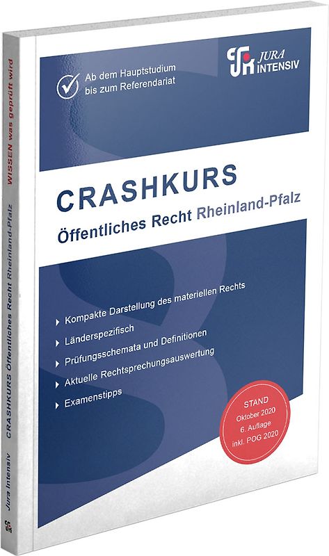 CRASHKURS Öffentliches Recht - Rheinland-Pfalz