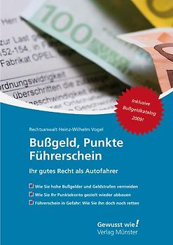 Bußgeld, Punkte, Führerschein