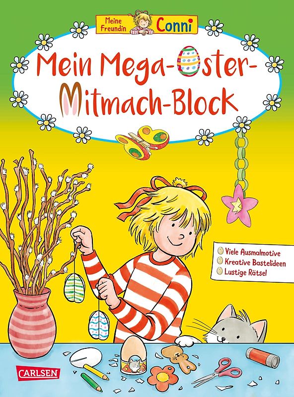 Conni Gelbe Reihe (Beschäftigungsbuch): Mein Mega-Oster-Mitmach-Block