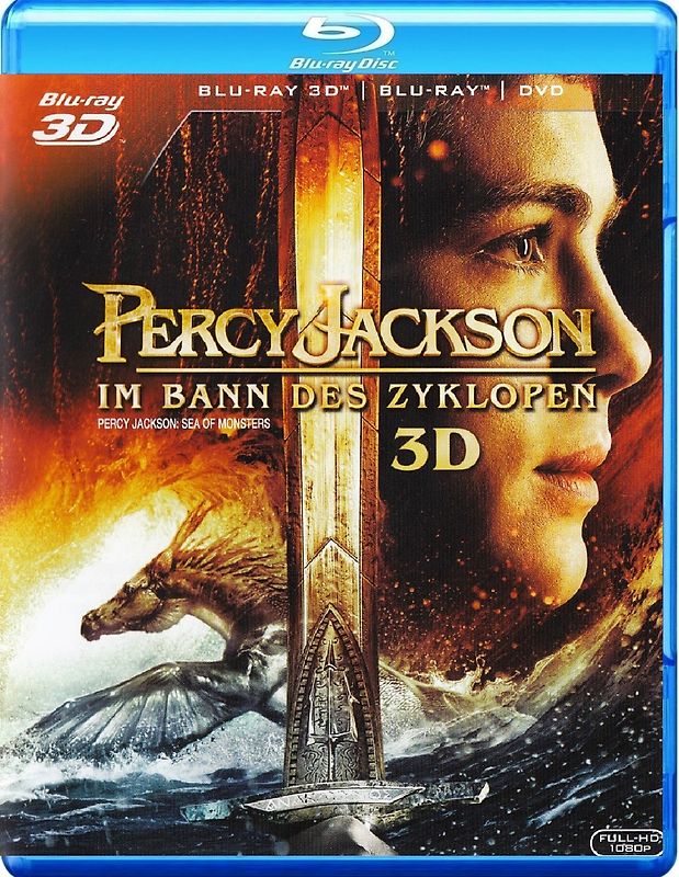 Percy Jackson - Im Bann des Zyklopen 3D [2 Discs, CH Import] 3D Blu-ray Disc