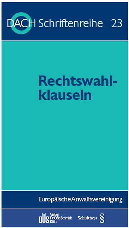Rechtswahlklauseln