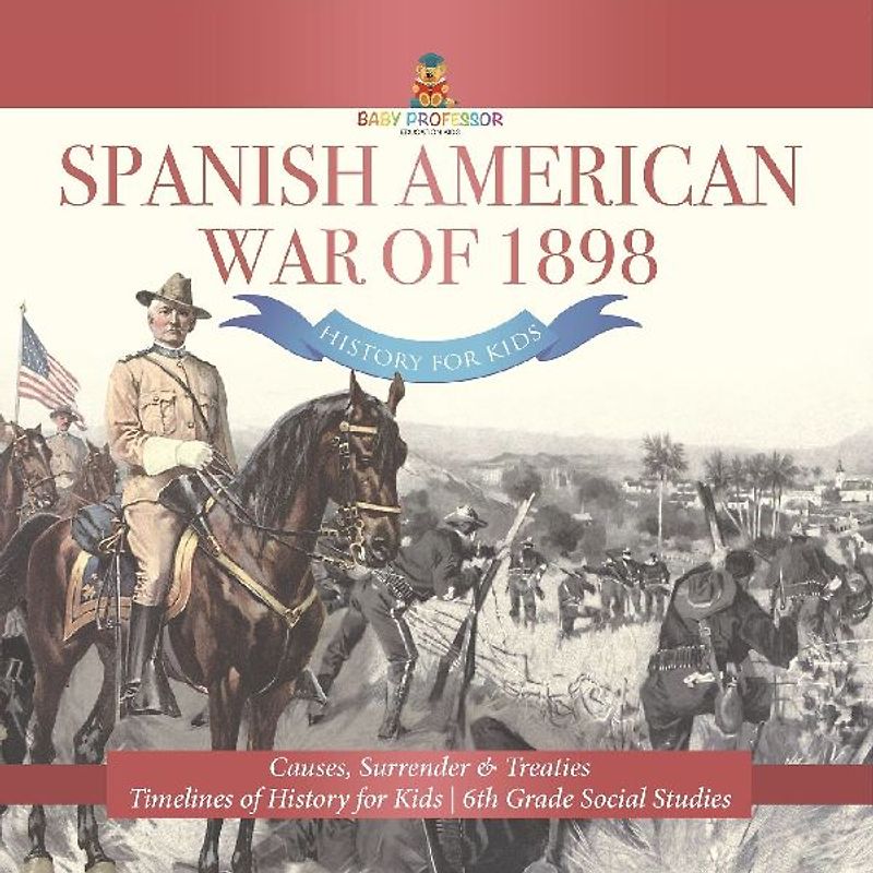 Spanish American War of 1898 - History for Kids - Causes, Surrender & Treaties | Timelines of History for Kids | 6th Grade Social Studies