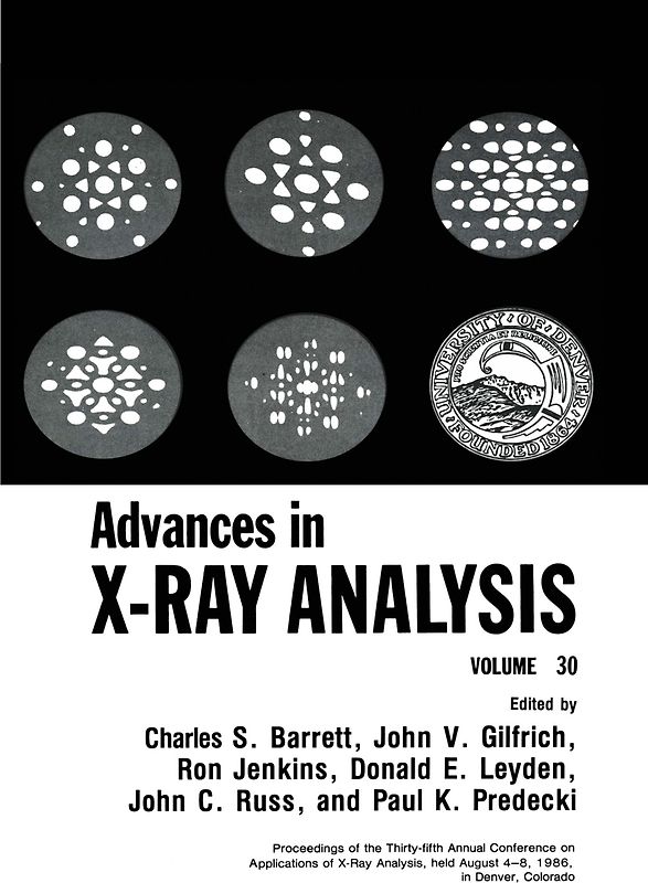 Advances in X-Ray Analysis