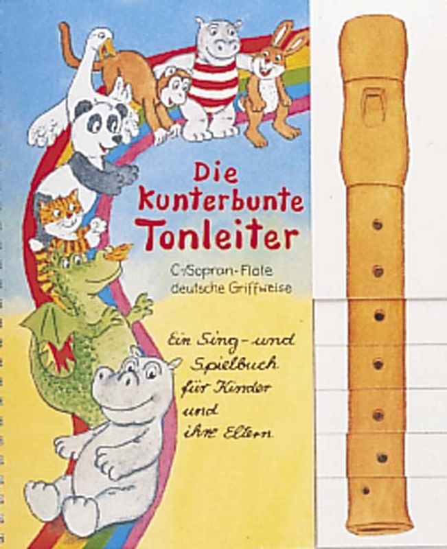 Die kunterbunte Tonleiter auf der Blockflöte