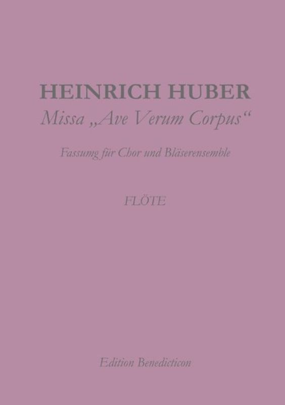 Missa Ave Verum Corpus. Flöte