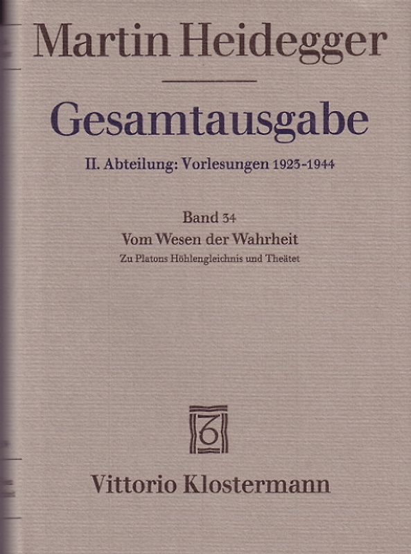 Vom Wesen der Wahrheit