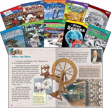 Time for Kids(r) Informational Text Grade 3 Readers Set 1 10-Book Set