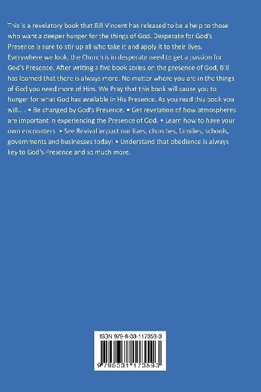 Desperate for God's Presence